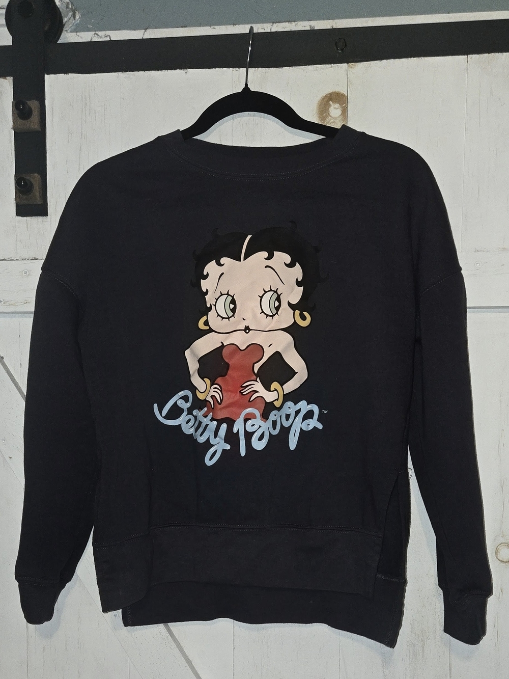 Betty Boop Sweatshirt Dark Grey